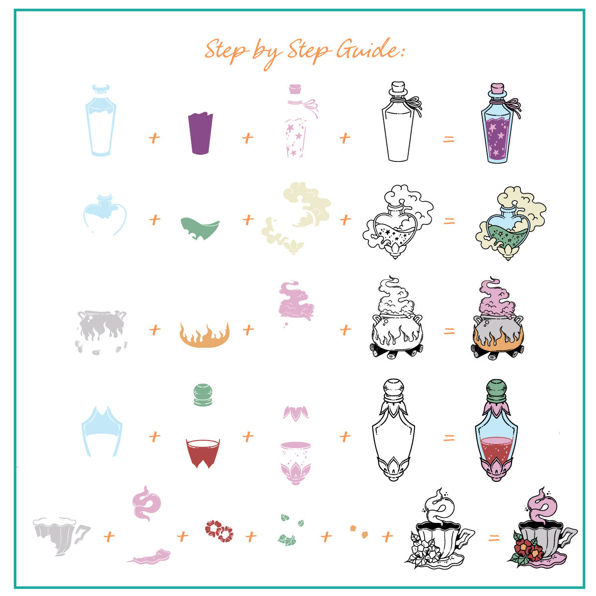 Abracadabra (CjSH-93)Etched Nail Art Stamping Plate