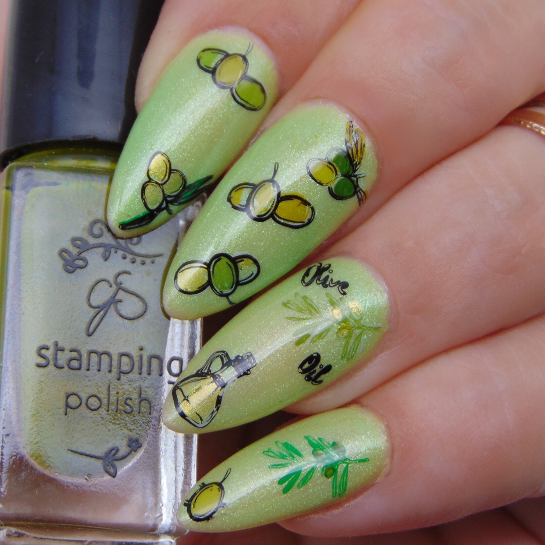 Viva Espana (CjSLC-64) Etched Nail Art Stamping Plate