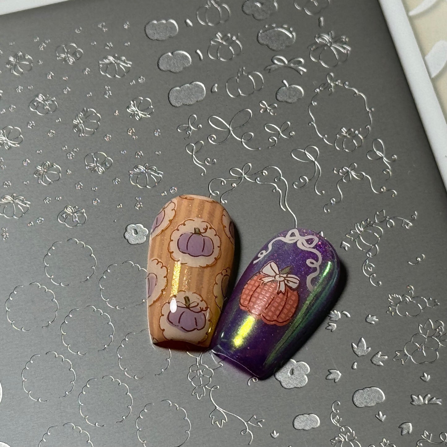 Enchanted Harvest (CjSH-131) Etched Nail Art Stamping Plate