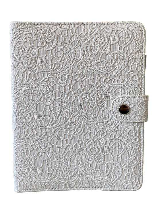 NEW Large (6 Ring) - Stamping Plate Storage Binders - Lace (3 colors)