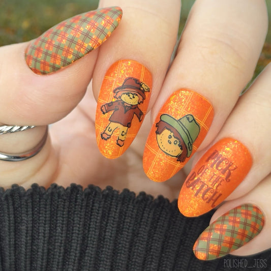 Pick of the Patch (CjS LC-56) Etched Nail Art Stamping Plate