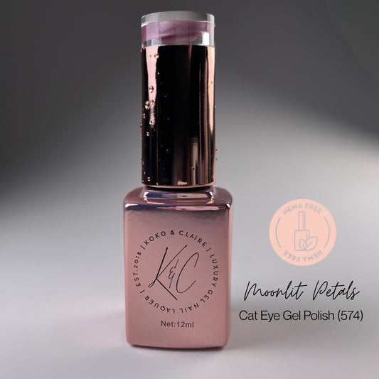 0574 Moonlit Petals (Hema-free) - KoKo & Claire Cateye Gel Polish
