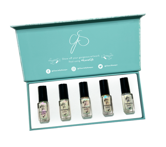 Nail Art Stamping Color Kit - Prismatic Tint (5 Colors)