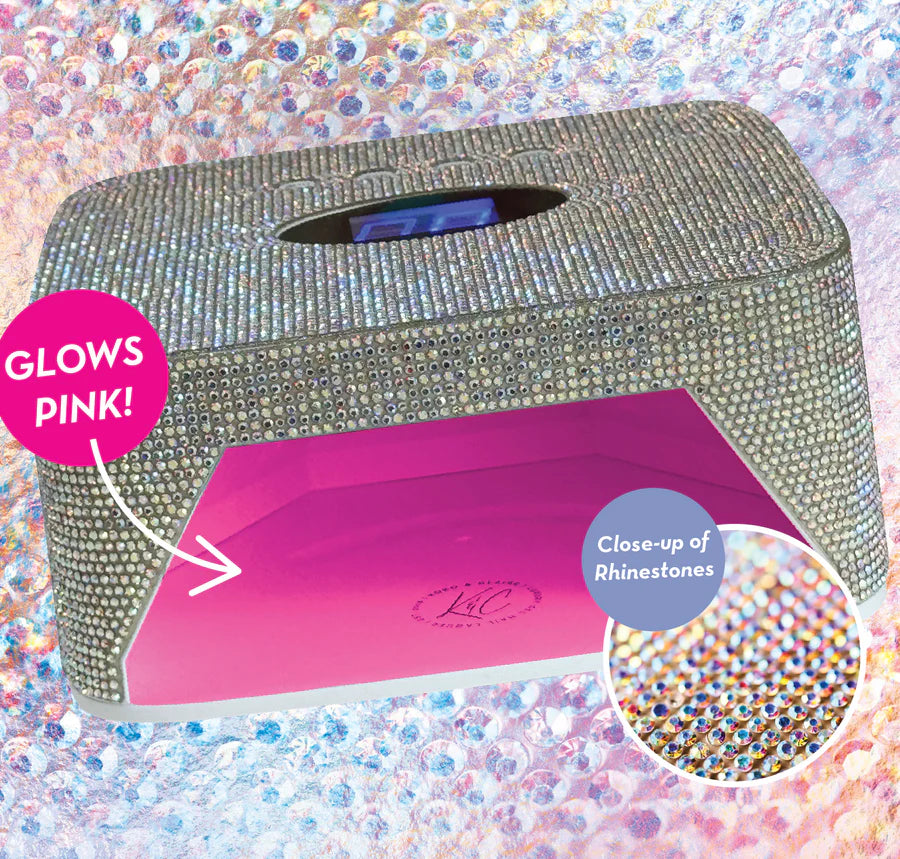 KoKo & Claire Crystal AB Rhinestones - UV/LED Full Hand Lamp