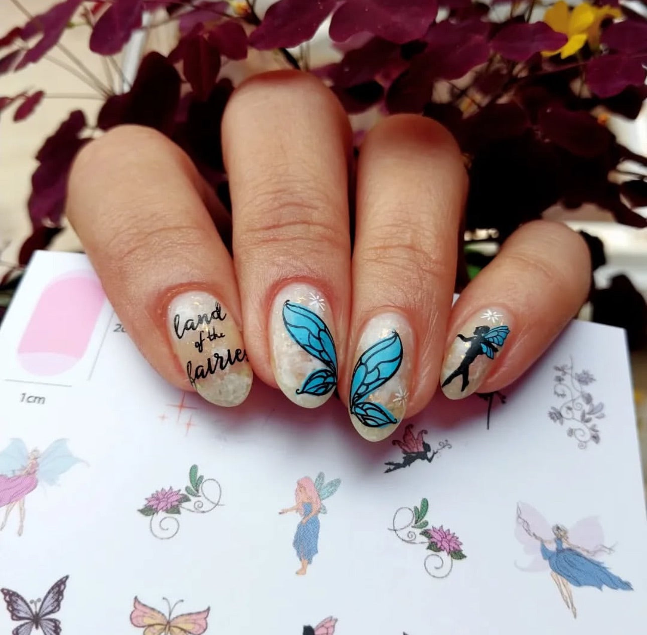 Land of the Fairies (CjS-295) Etched Nail Art Stamping Plate