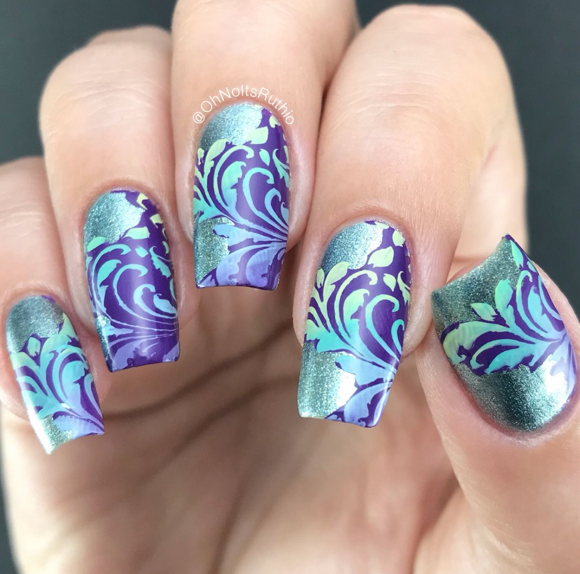 If it Aint Baroque, Dont Fix It! (CjS-72) Etched Nail Art Stamping Plate