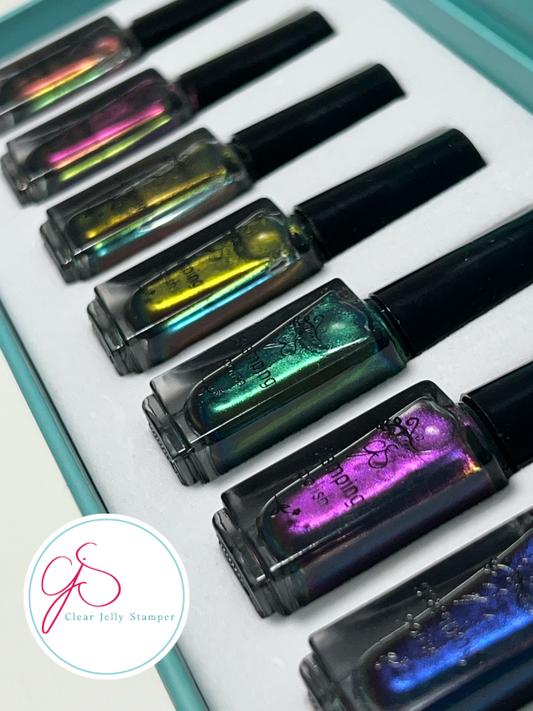 Nail Art Stamping Color Kit - Shifting Color (Semi-Sheer 7pk)