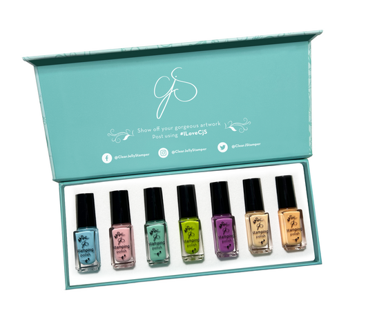 Nail Art Stamping Color Kit - Spring Bloom (Sheer-7pk)