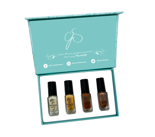 Nail Art Stamping Color Kit - Ultimately Autumn (4 colors)