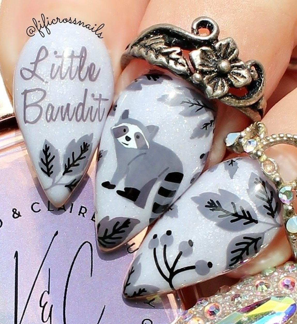 Autumn is Here! (CjS-135) Etched Nail Art Stamping Plate