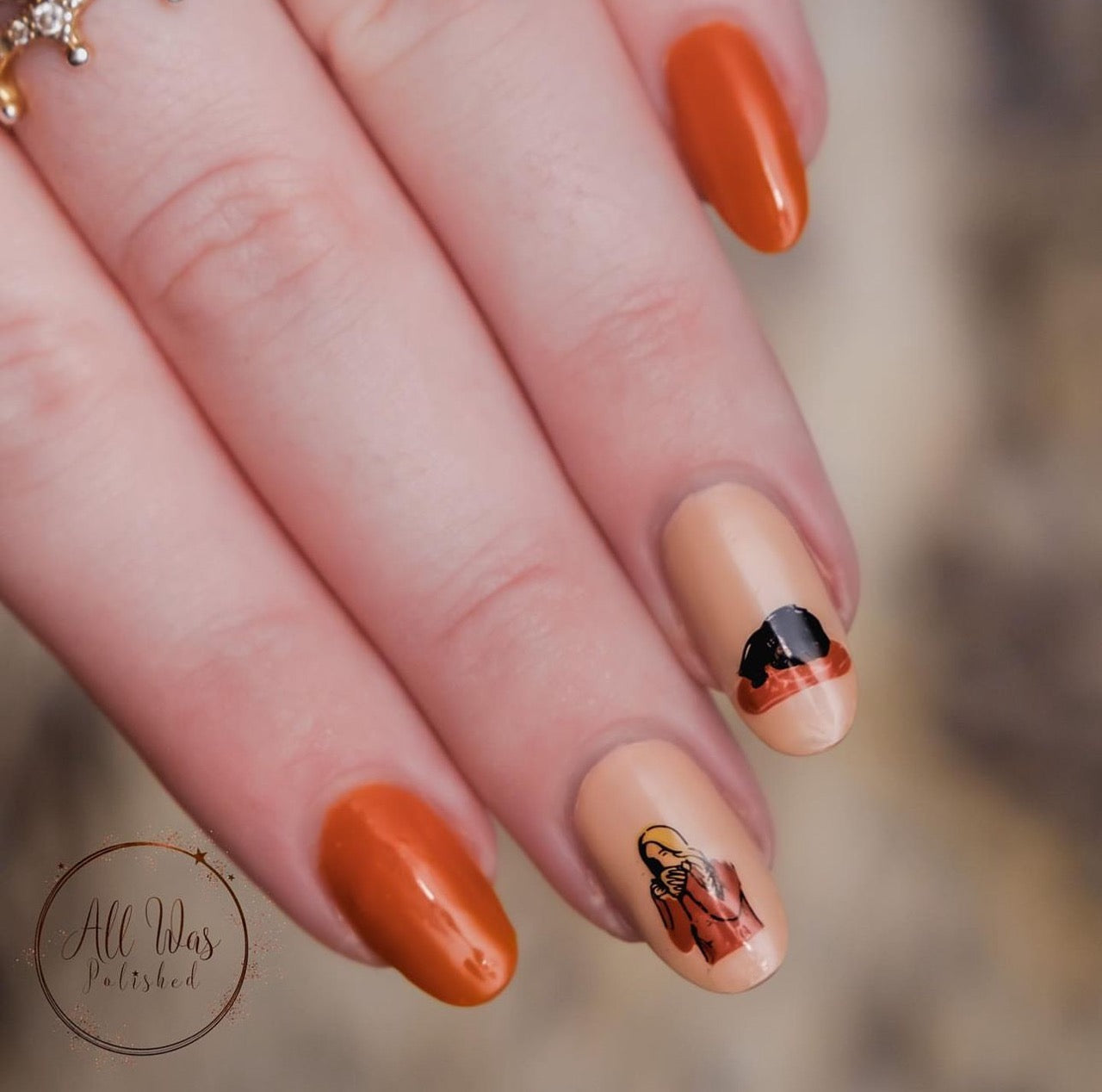 Snuggles (CjS-171) Etched Nail Art Stamping Plate