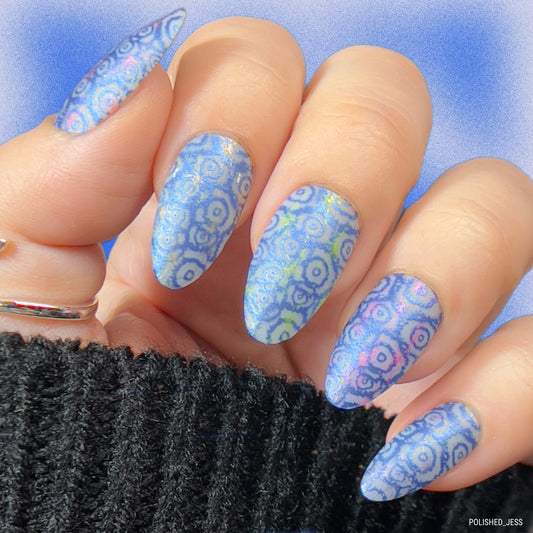 Textiles Series - 2 (CjS-186) Etched Nail Art Stamping Plate