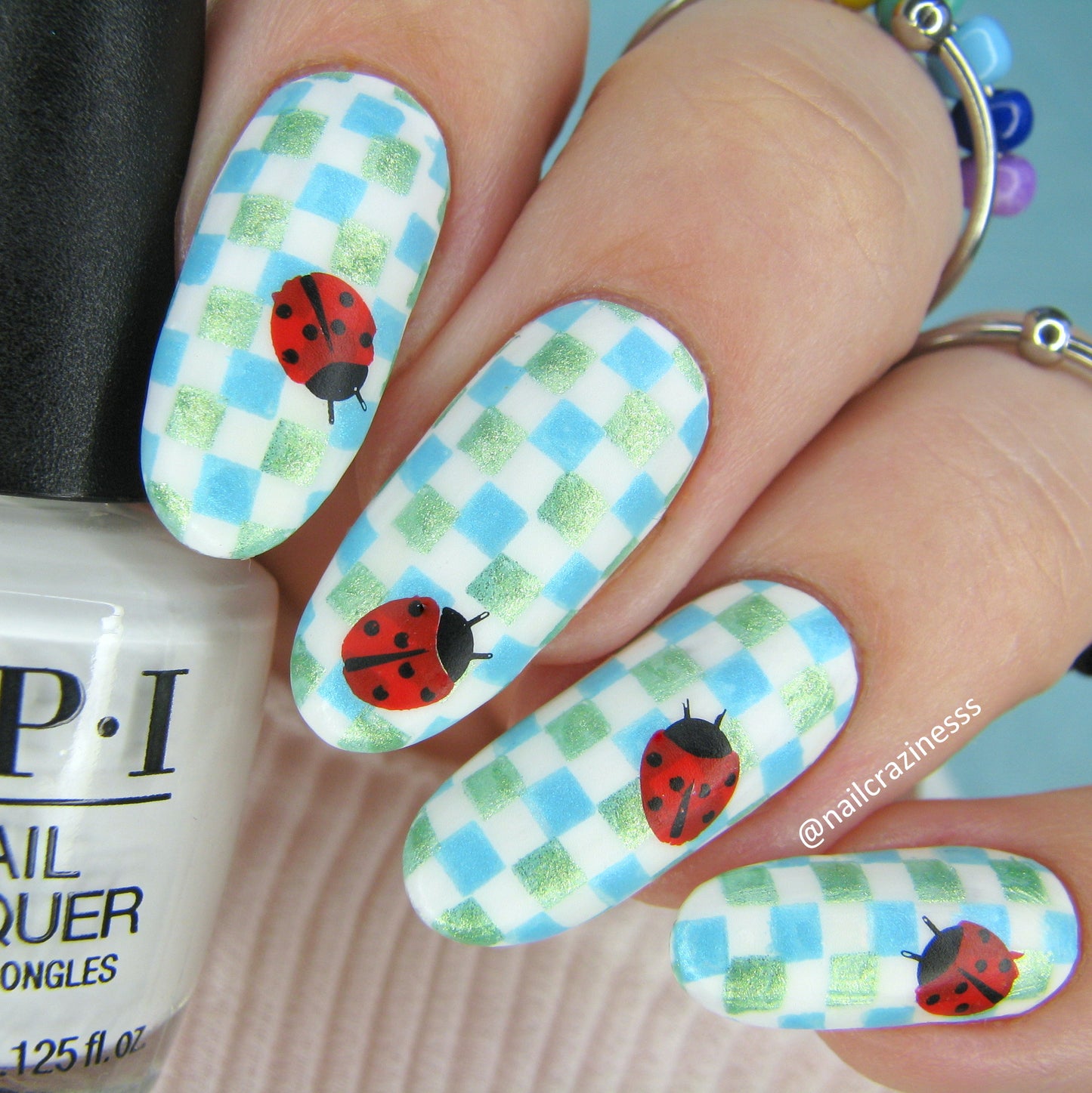 Patterned Spring - One (CjS-285) Etched Nail Art Stamping Plate