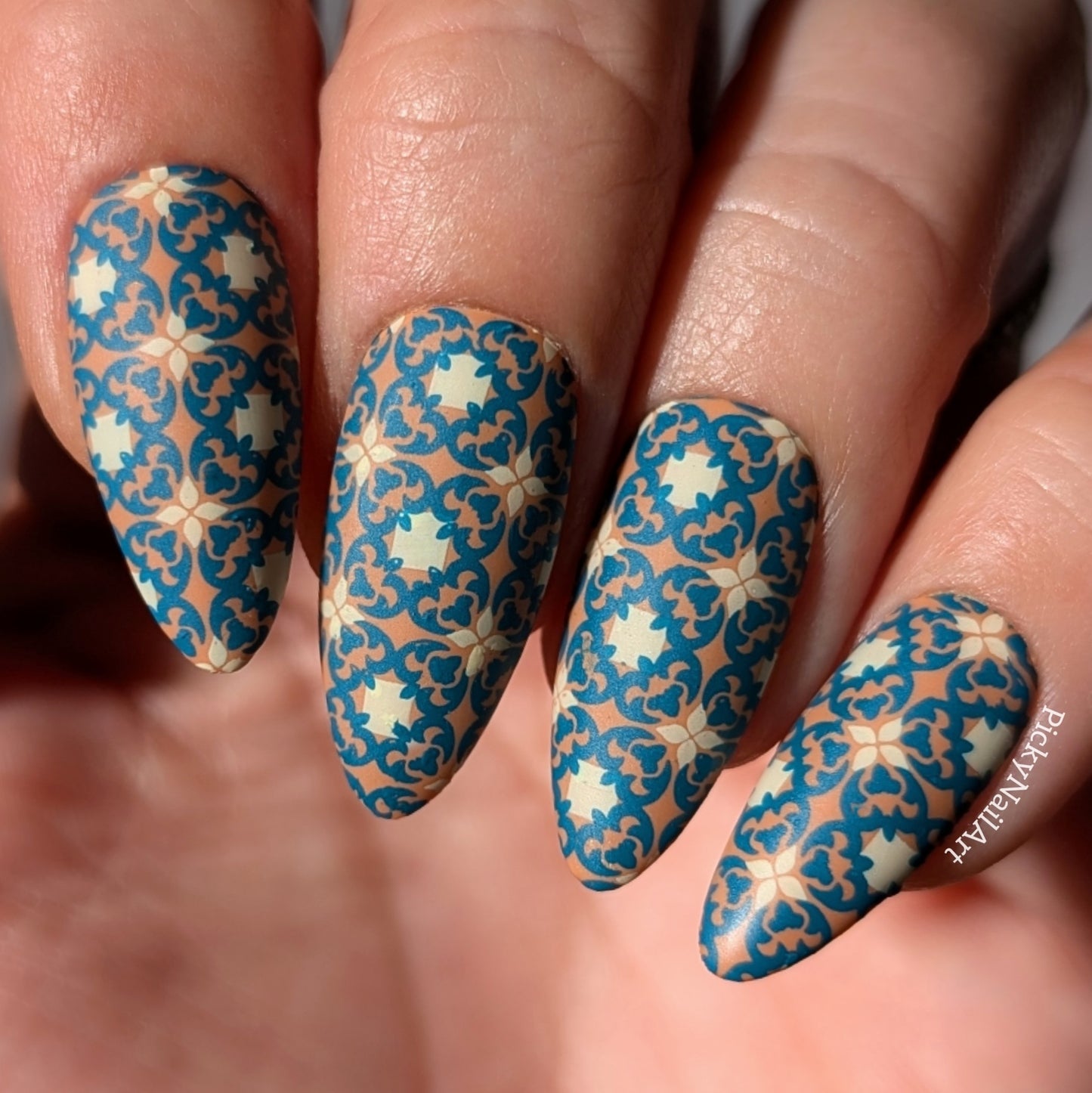 Full Nail Fab - Blissful Baroque (CJS-338) Etched Nail Art Stamping Plate