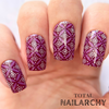 manicure-showing-beautfiul-full-coverage-floral-baroque-nail-art-designs