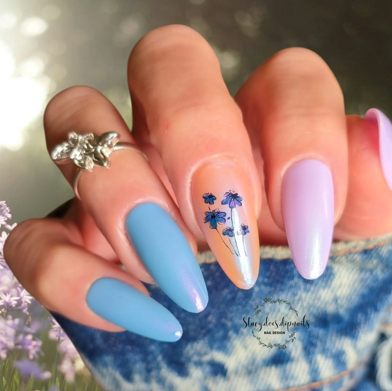 Simple & Pure Flowers (CjS-344) Etched Nail Art Stamping Plate