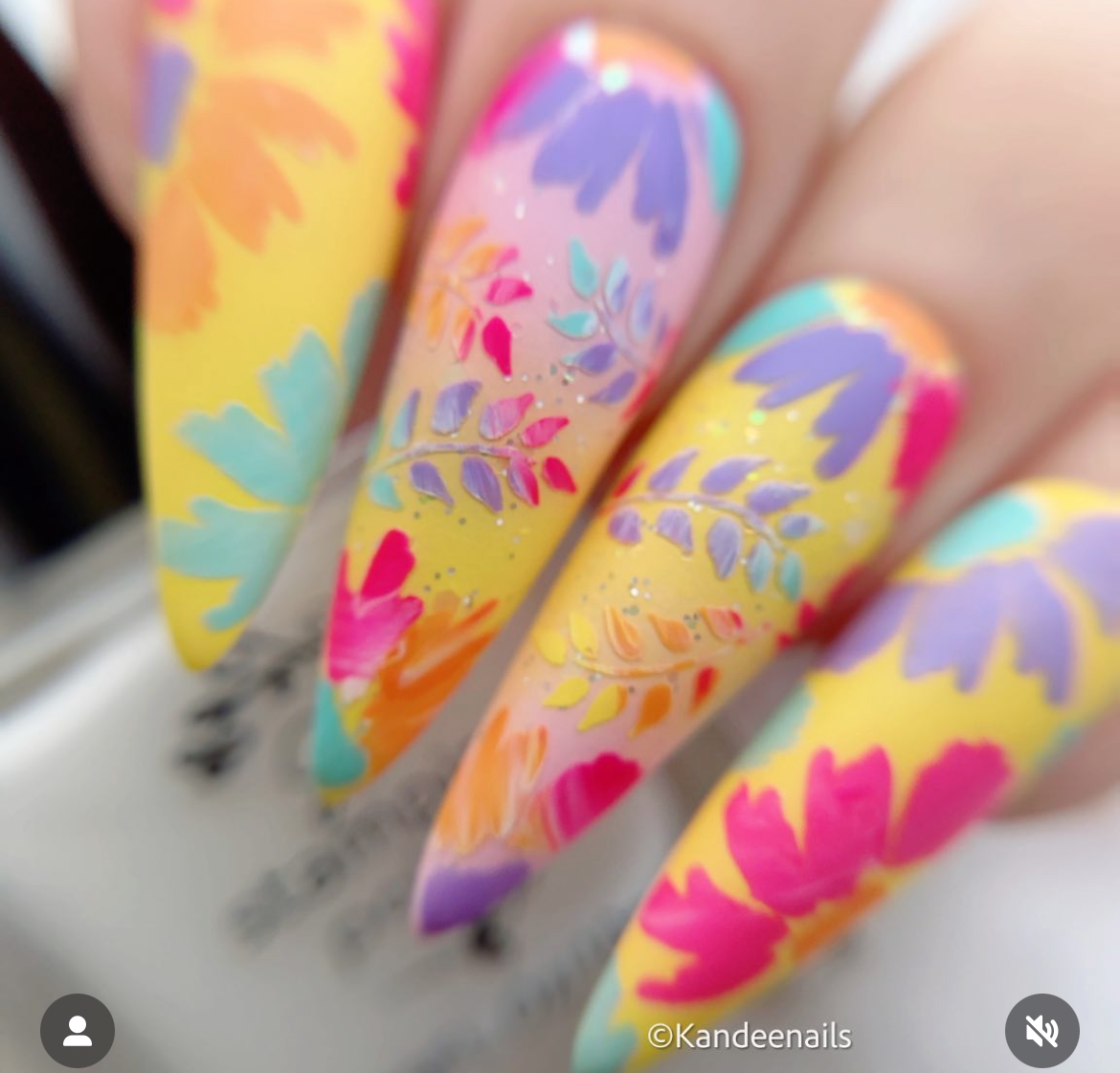 Beautiful Blossom (CjS-346) Etched Nail Art Stamping Plate