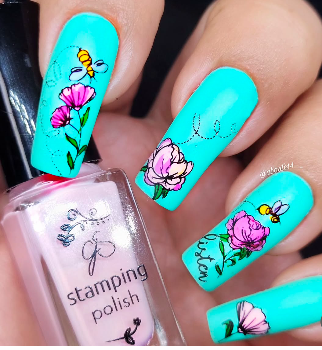 Take Your Pick (CjS-353) Etched Nail Art Stamping Plate