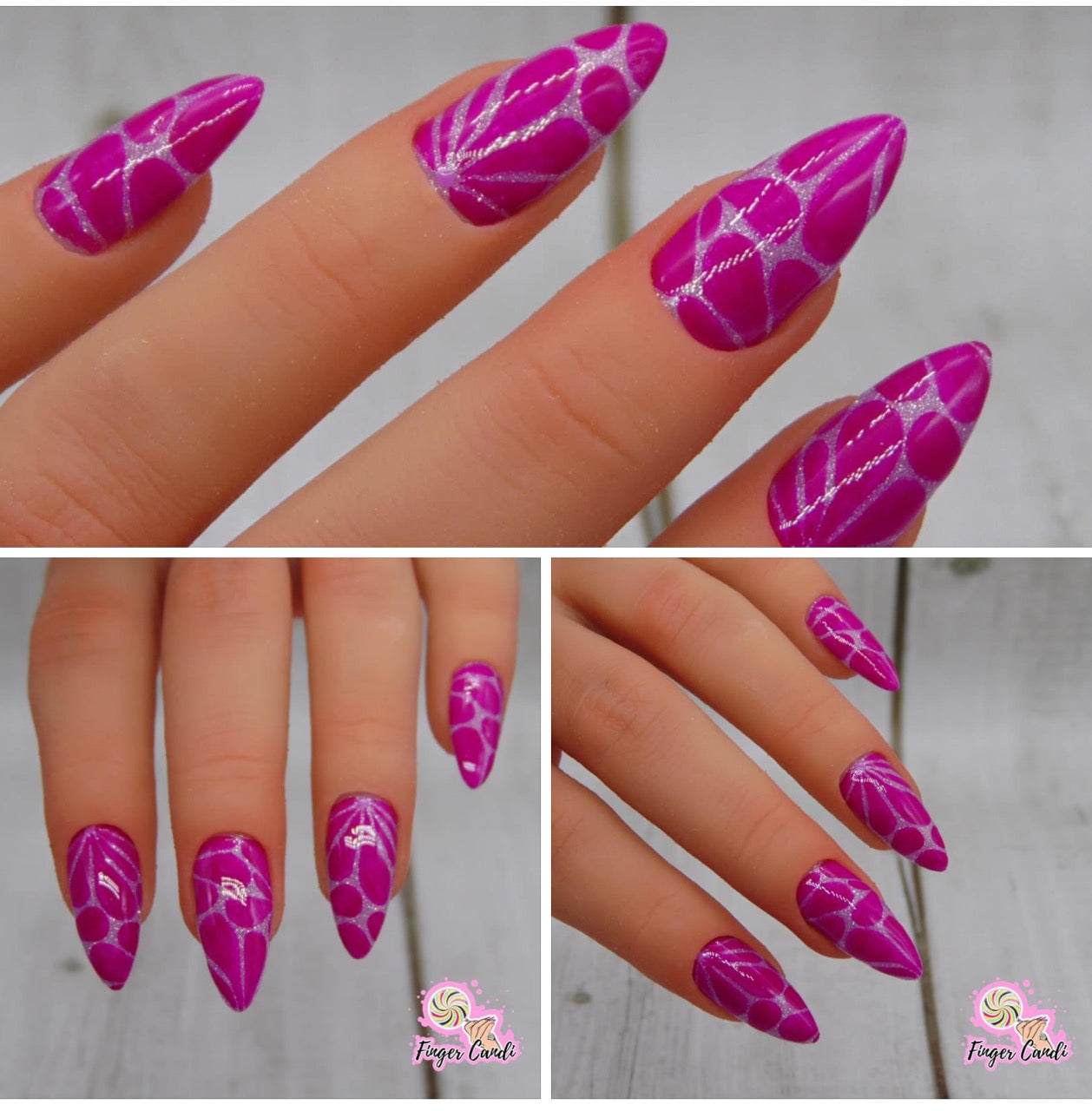 Inspire-Floral (CjS-364) Etched Nail Art Stamping Plate