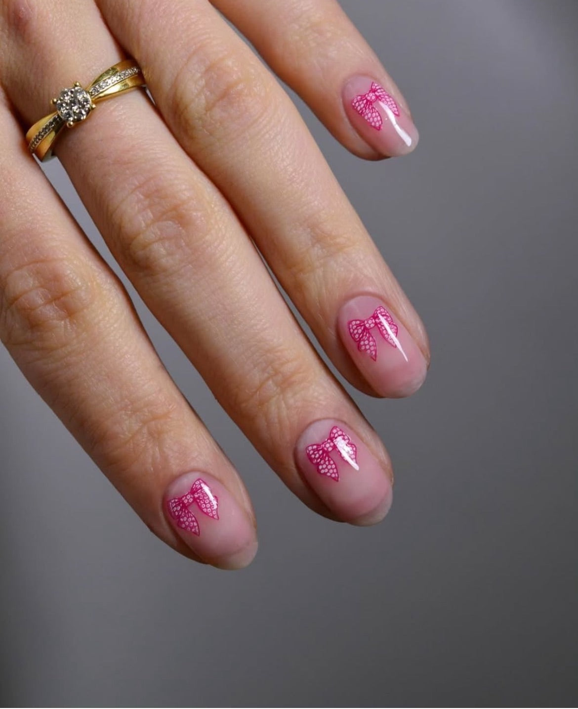 Pretty Little Bows (CjS-377) Etched Nail Art Stamping Plate