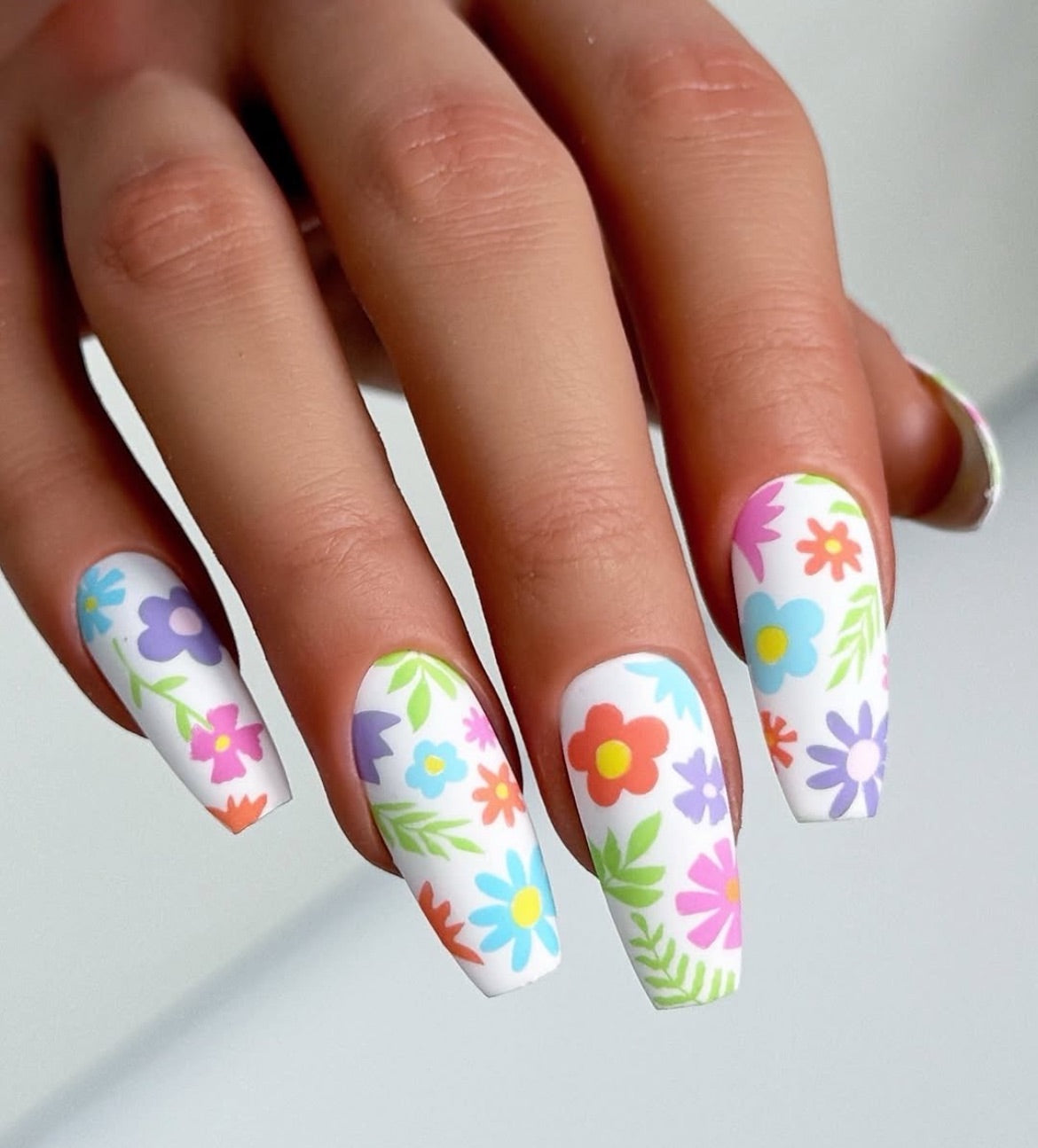 Bloom Baby Bloom (CjS-379) Etched Nail Art Stamping Plate