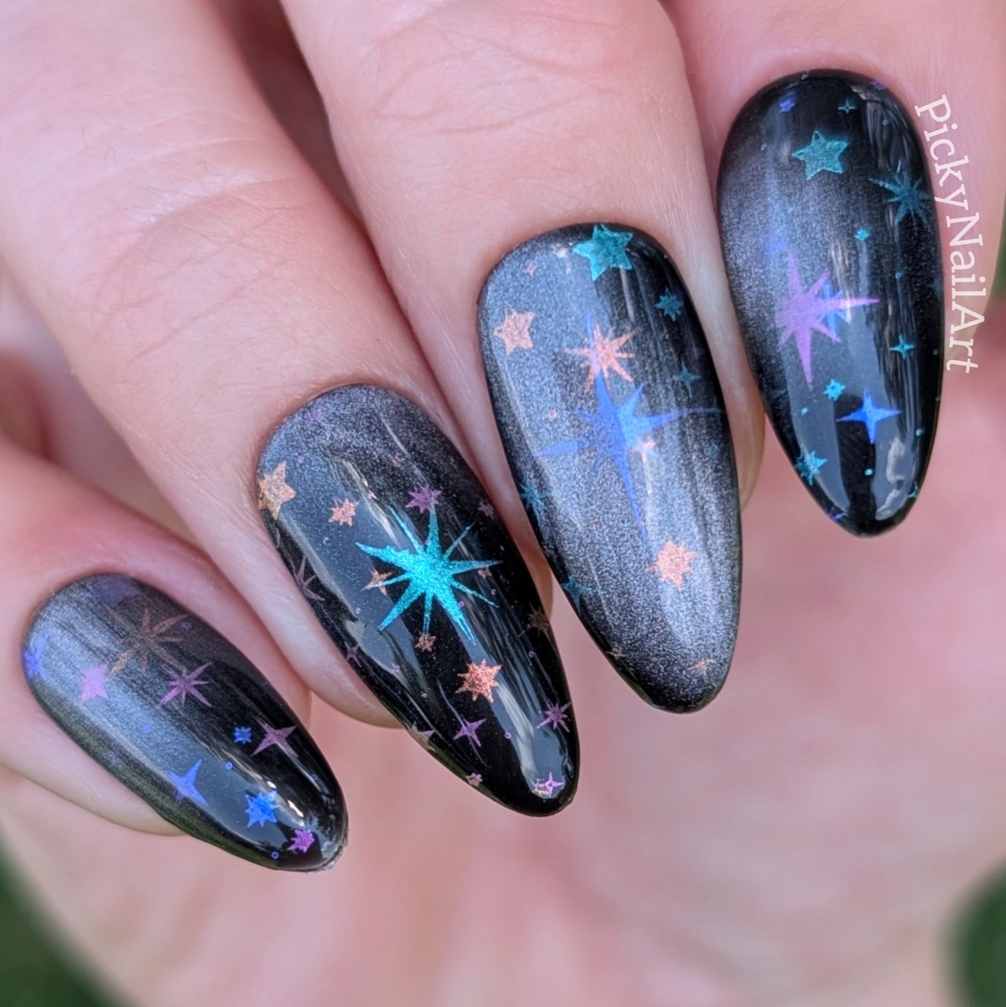Twinkle Twinkle (CjS-384) Etched Nail Art Stamping Plate