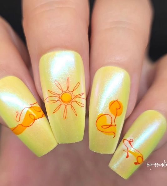 Mod Life Series - Animal Kingdom (CjS-407) Etched Nail Art Stamping Plate