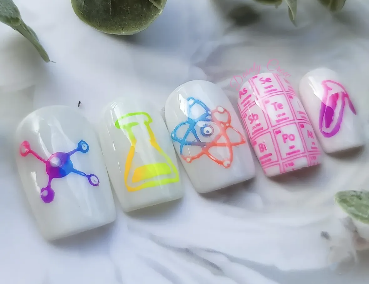 Back to School - Scholastic (CjS-43) Etched Nail Art Stamping Plate