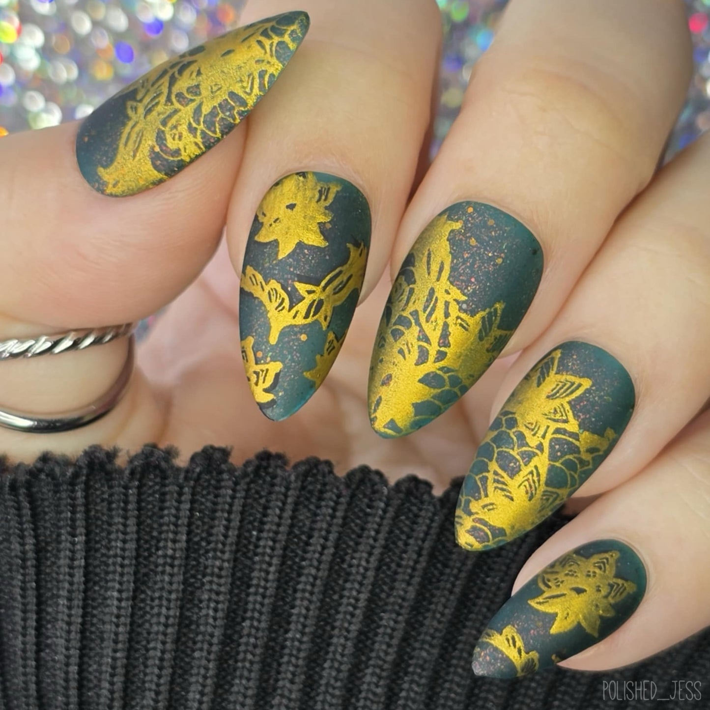 Feeling Lacy (CjS-51) Etched Nail Art Stamping Plate