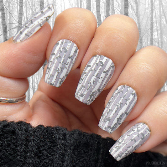 Texture Essentials - Nature's Law (CjS-69) Etched Nail Art Stamping Plate