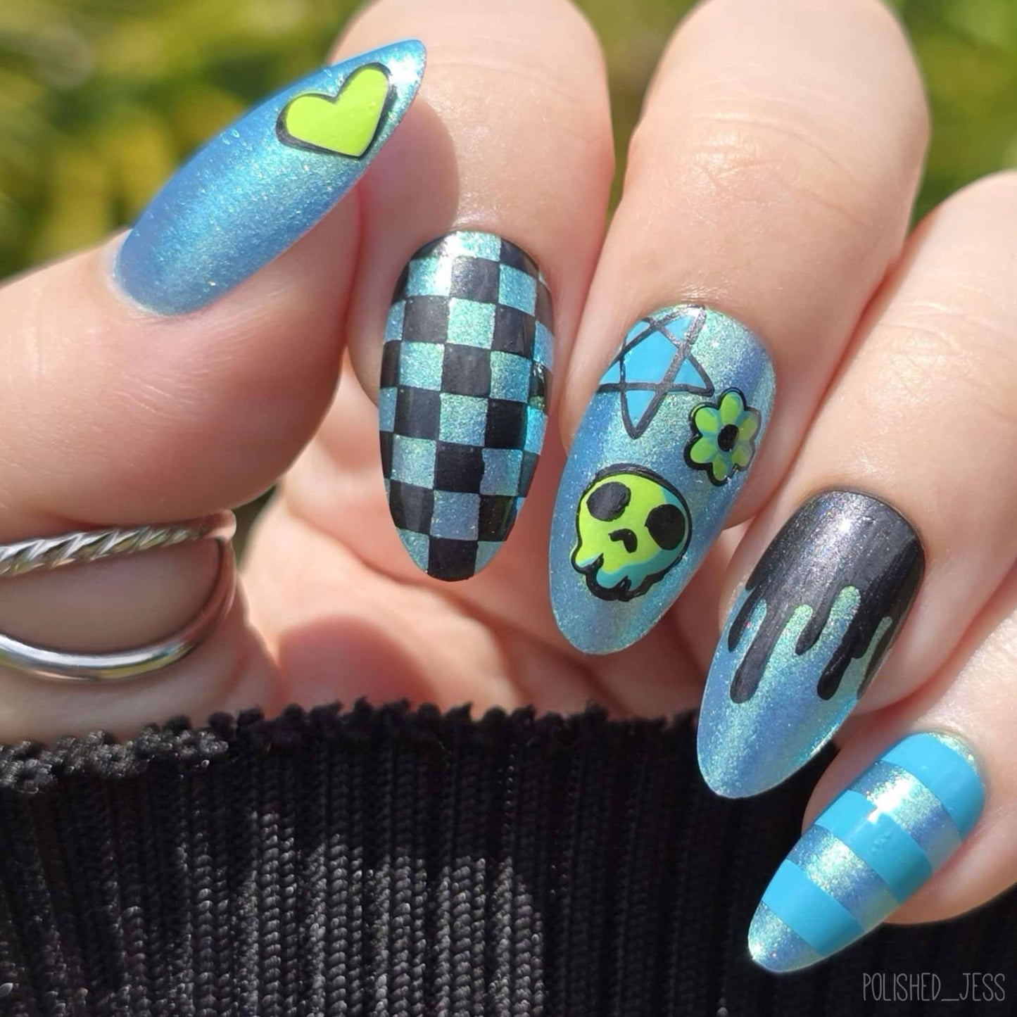 Cutie (CjS-74) Etched Nail Art Stamping Plate