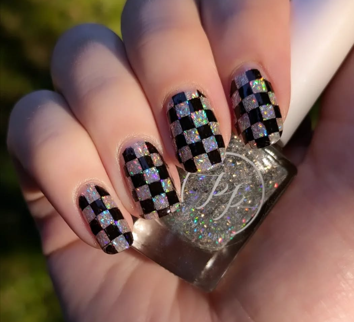 Cutie (CjS-74) Etched Nail Art Stamping Plate