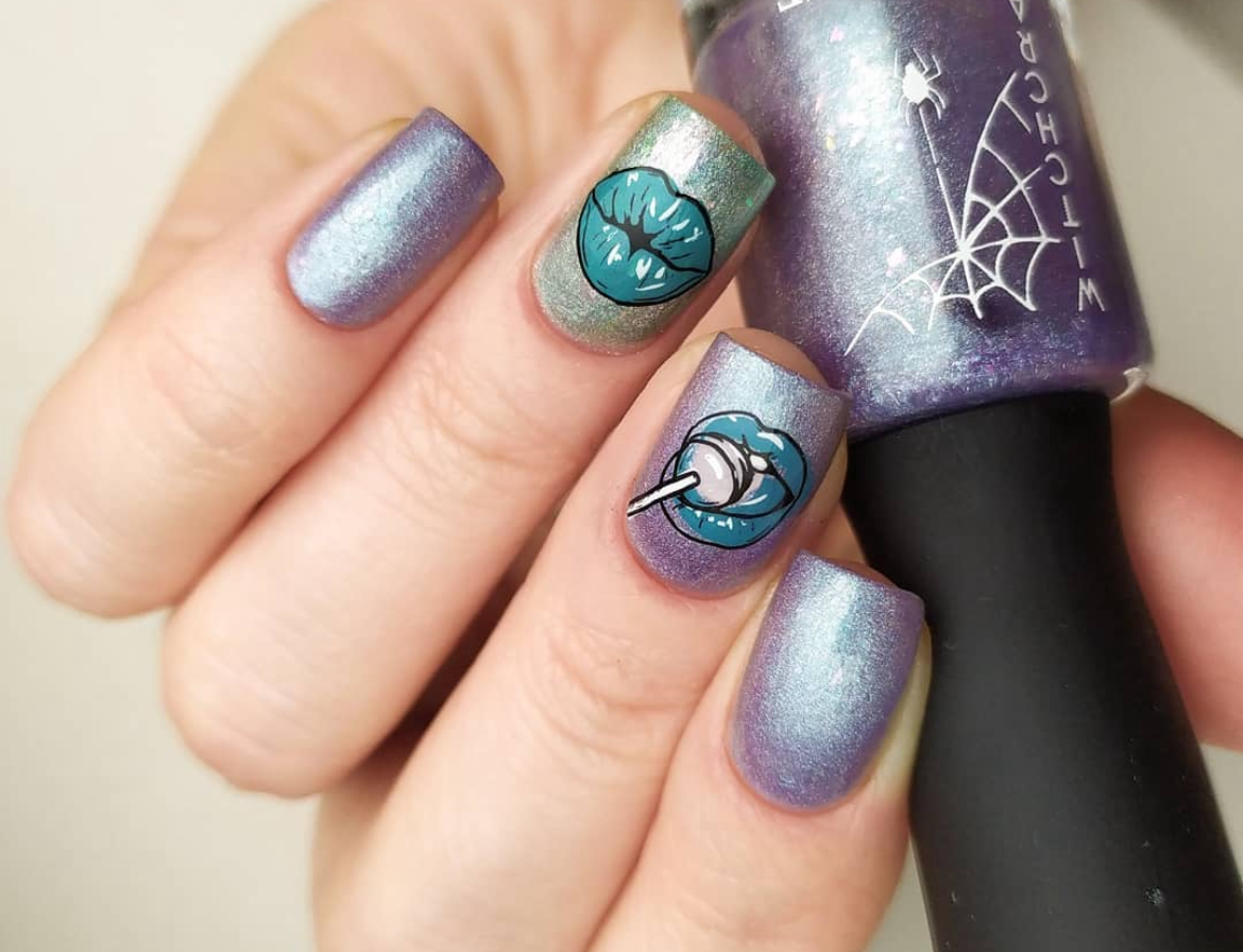 Boujee (CjS-87) Etched Nail Art Stamping Plate