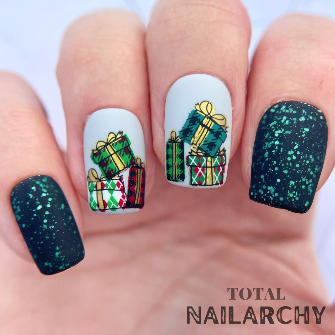 Patterned Holidays 2.0 (CjSC-74) Etched Nail Art Stamping Plate