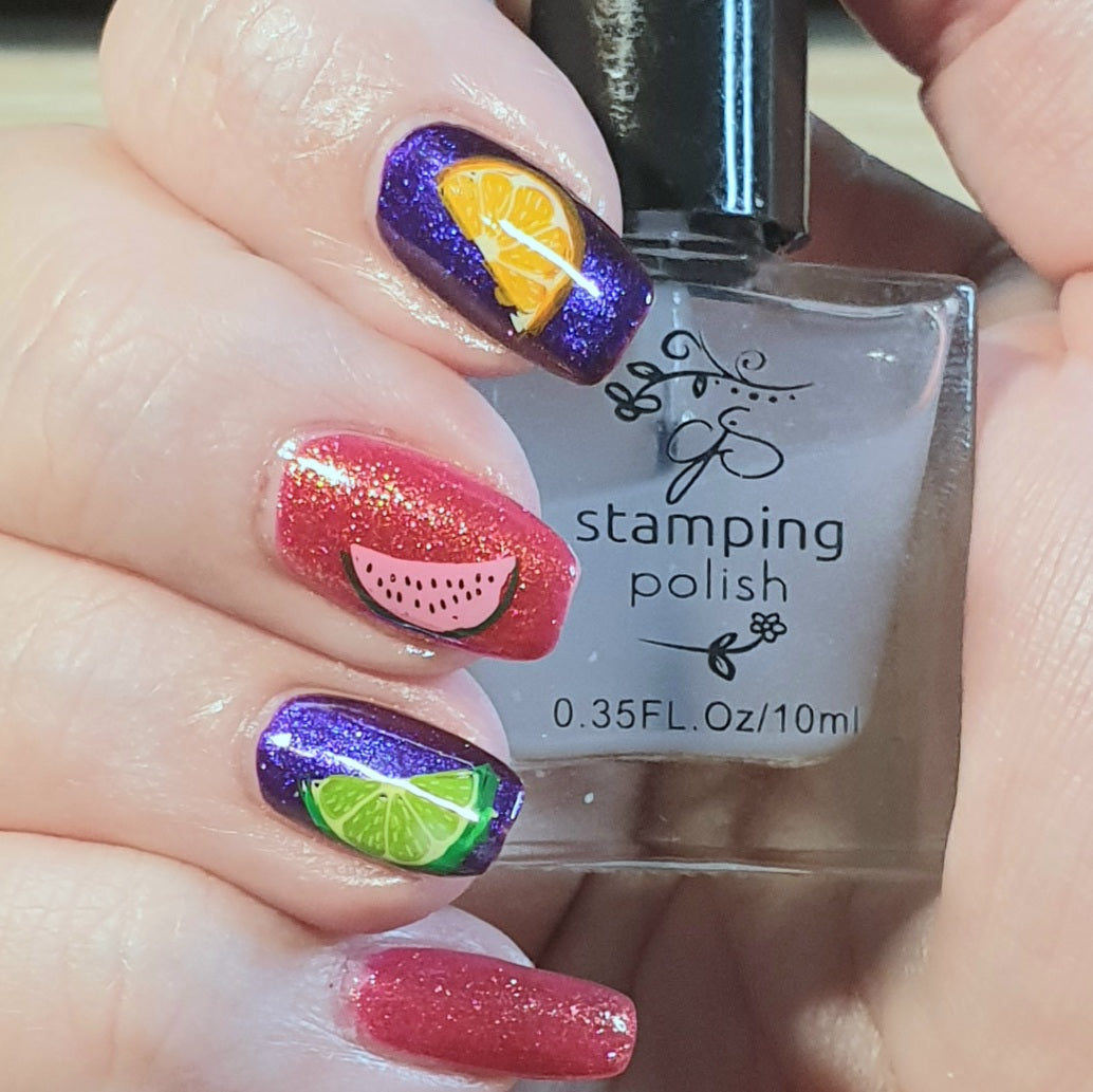 Beginner Edition (CjS-B-FOUR) Etched Nail Art Stamping Plate