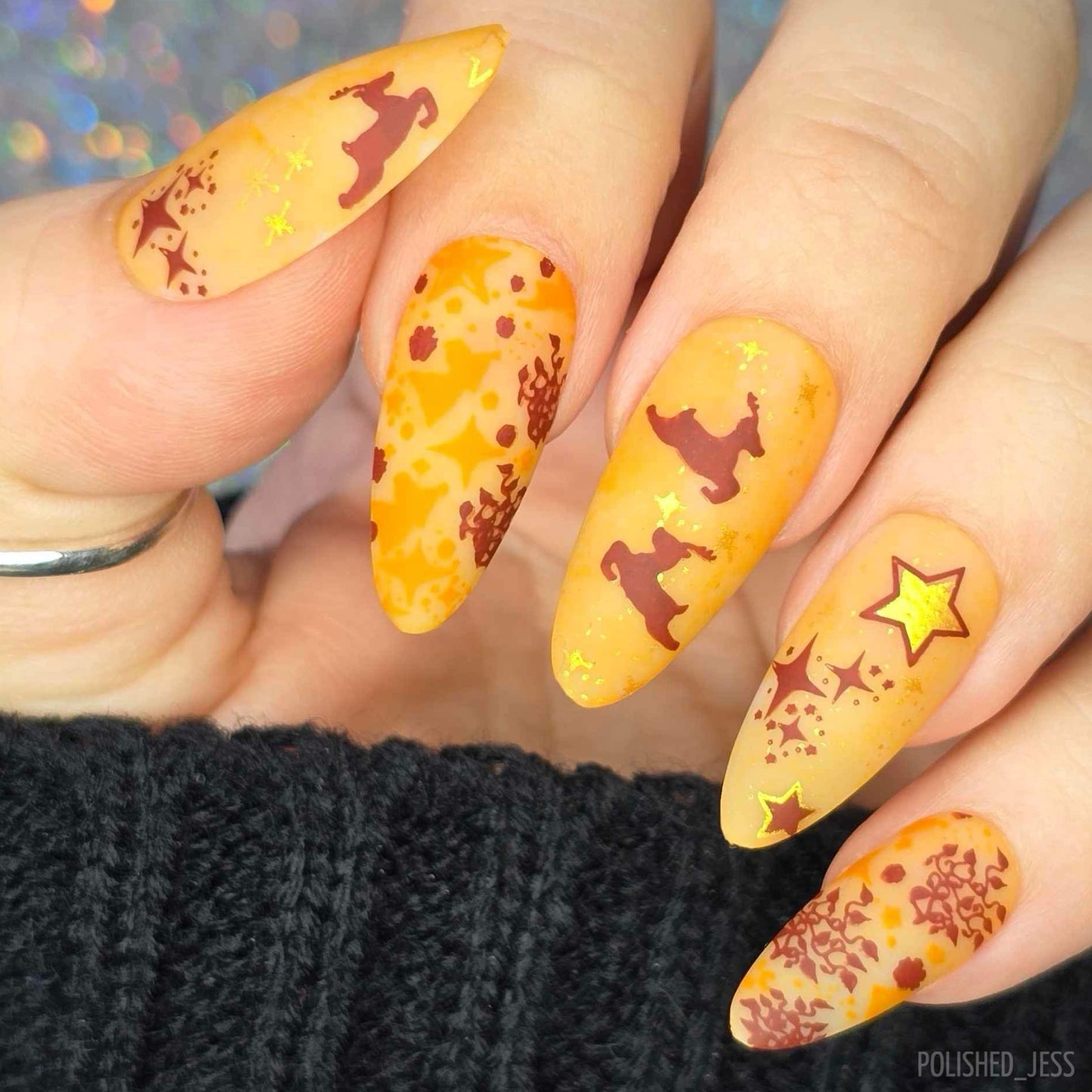 Pretty Paper - Candied (CjSC-27) Etched Nail Art Stamping Plate