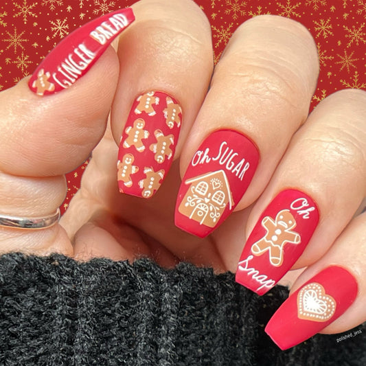 Mmm...Cookies! (CjSC-36) Etched Nail Art Stamping Plate