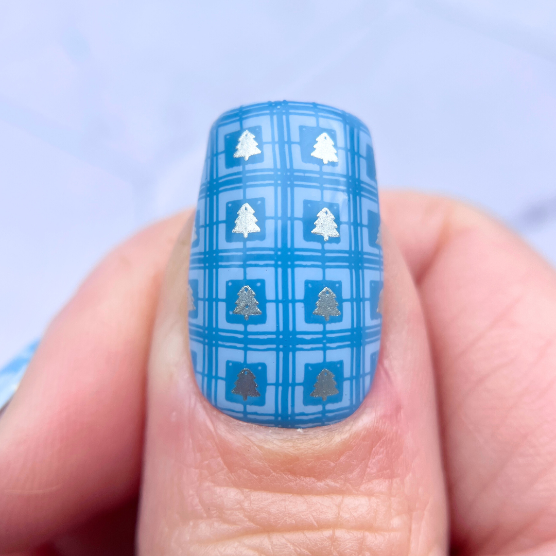 Pretty Paper -Elegant (CjSC-43) Etched Nail Art Stamping Plate