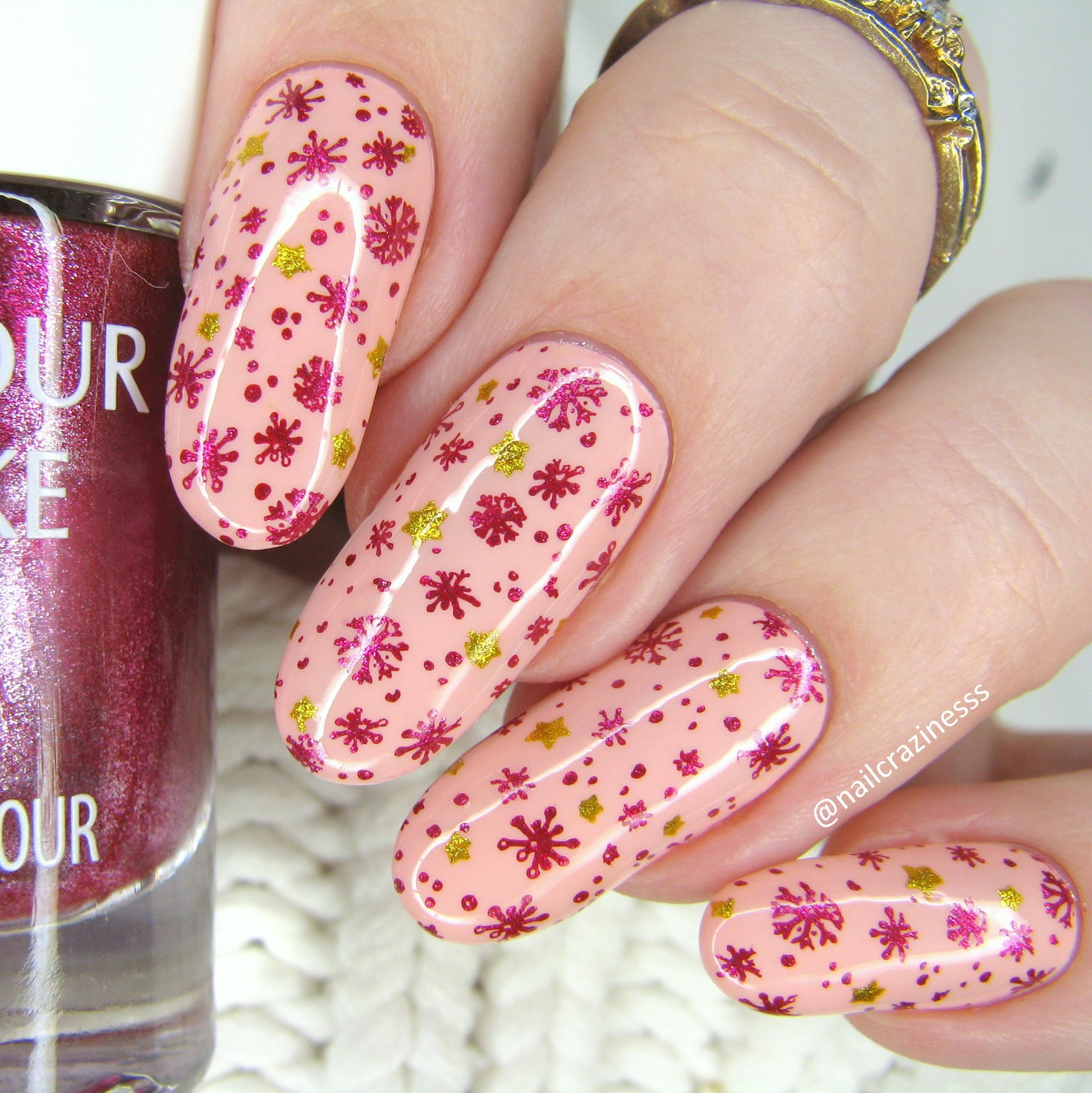 Playful Penguins (CjSC-61) Etched Nail Art Stamping Plate