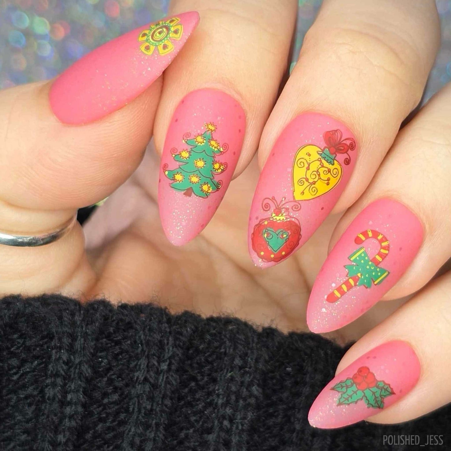 Ornate Ornaments (CjSC-73) Etched Nail Art Stamping Plate