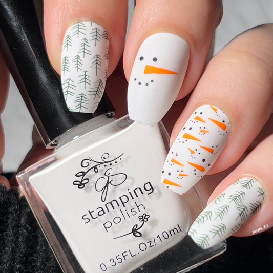 Gather Near to Us (CjSC-80) Etched Nail Art Stamping Plate