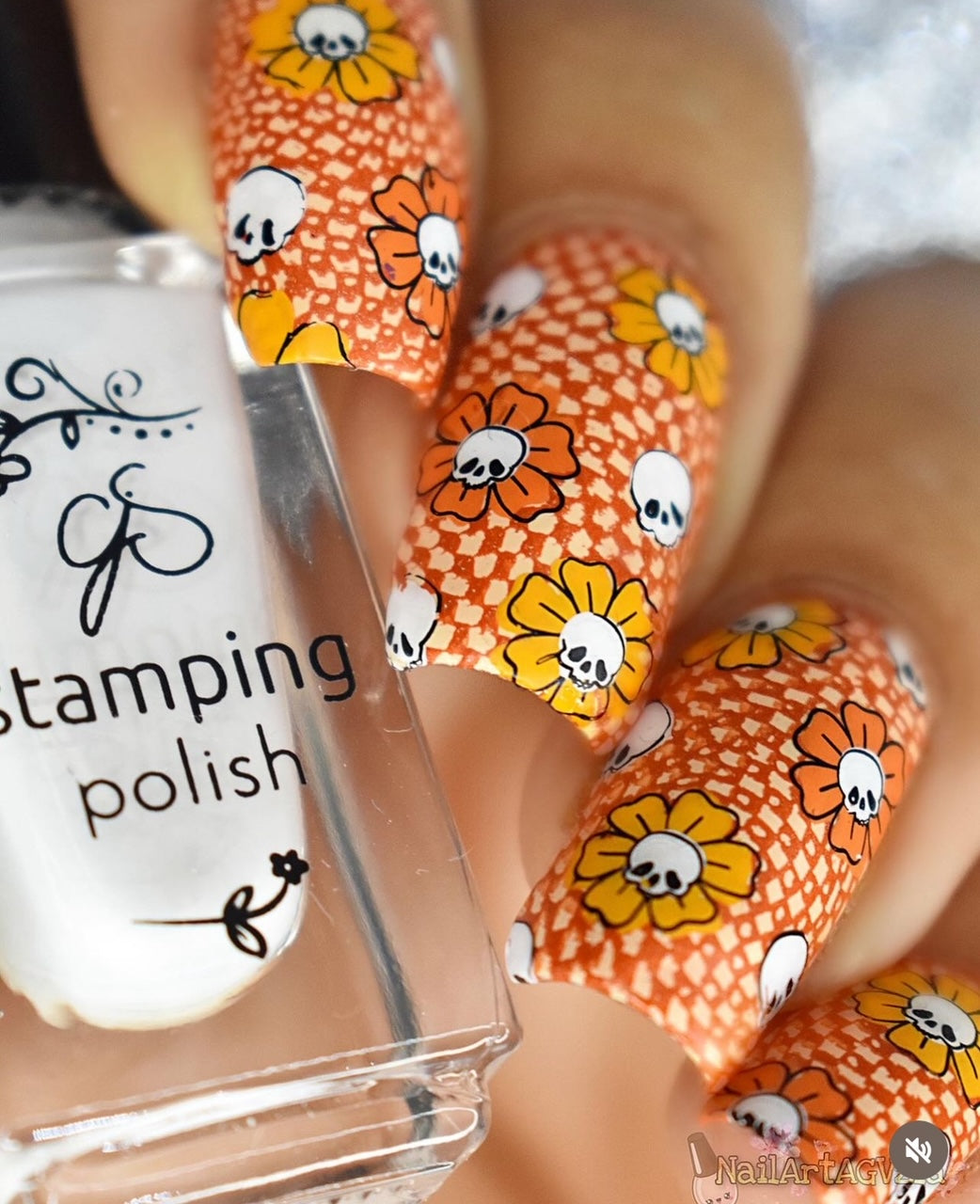 Mystic Hallows (CjSH-100) Etched Nail Art Stamping Plate