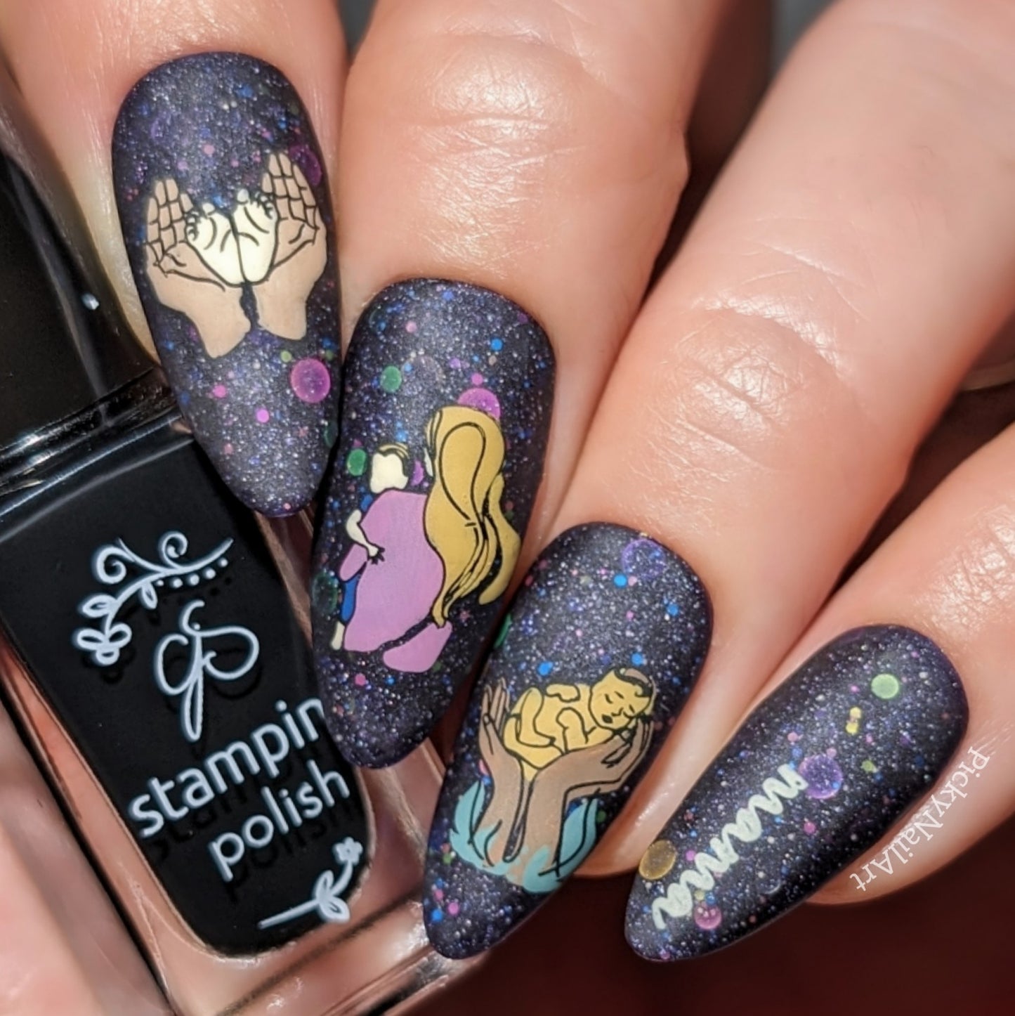 Mom and Dad's Day (CjSH-108) Etched Nail Art Stamping Plate