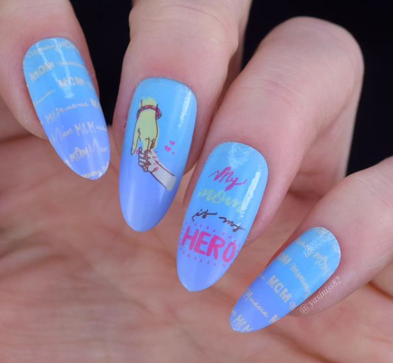 Mom and Dad's Day (CjSH-108) Etched Nail Art Stamping Plate