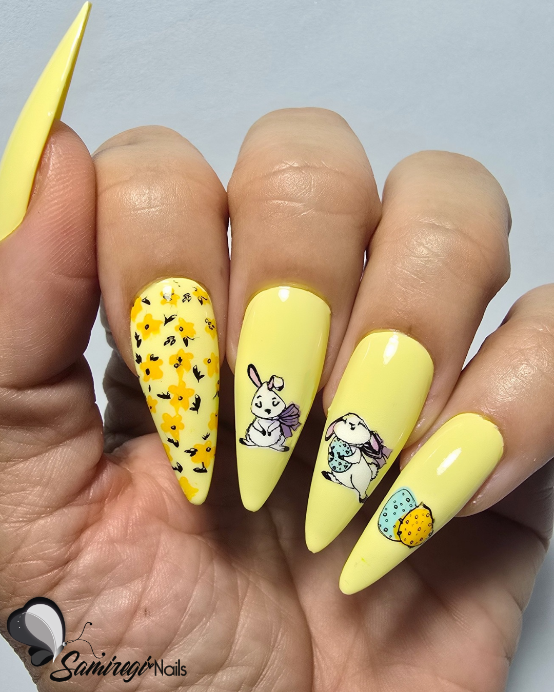 Tulip Tails (CjSH-110) Steel Nail Art Layered Stamping Plate