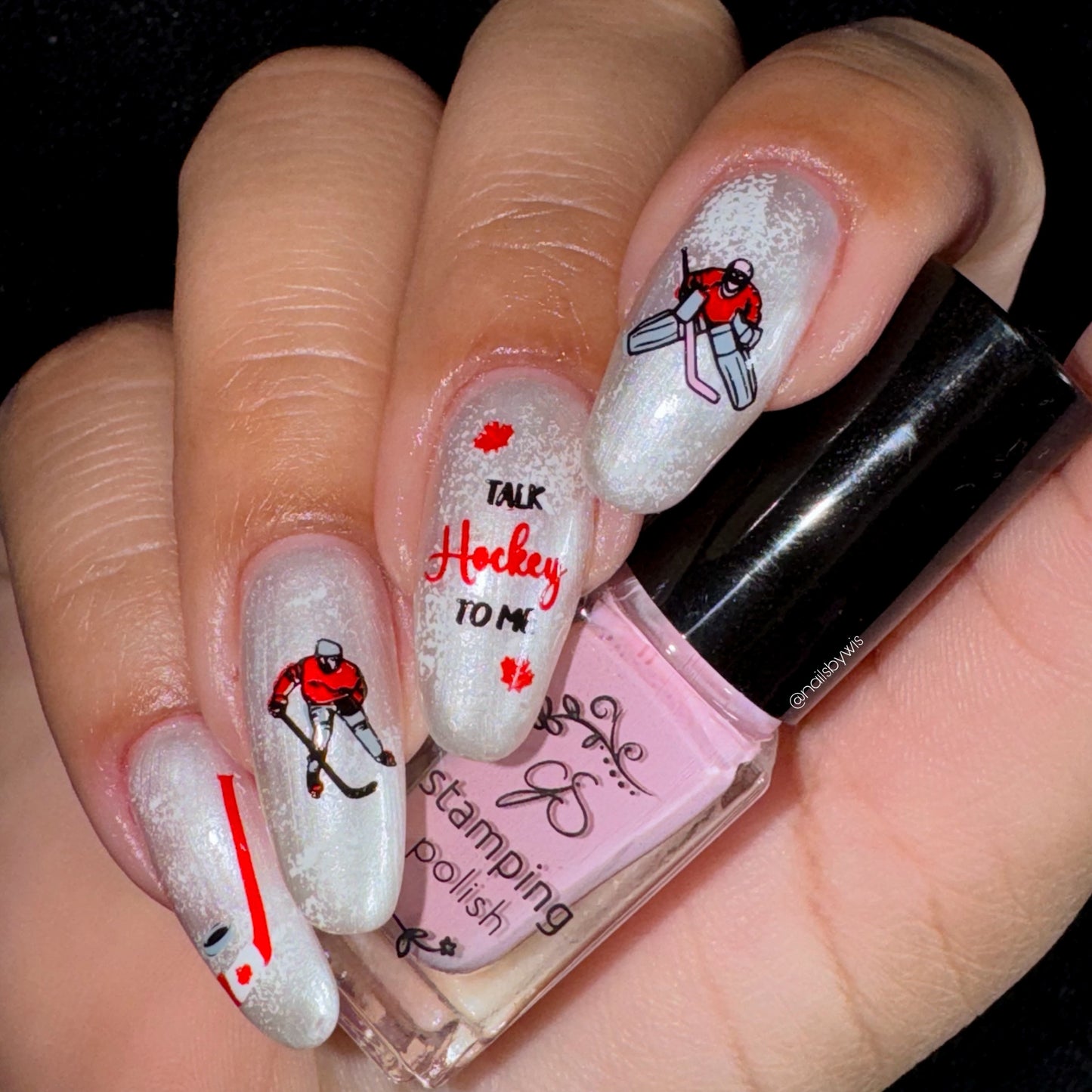 Happy Canada Day! (CjSH-113) Etched Nail Art Stamping Plate