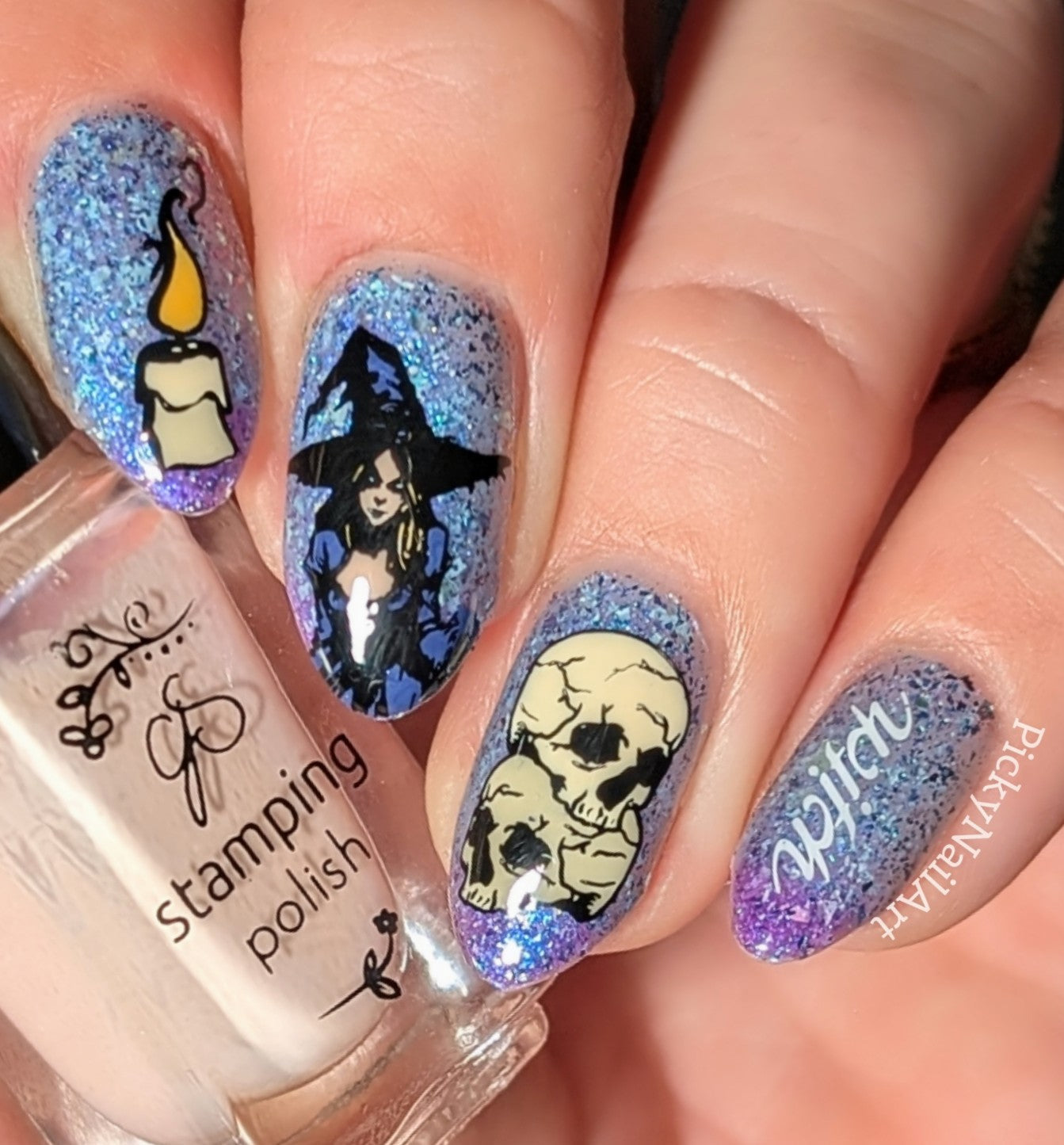 Magic Hour (CjSH-119) Etched Nail Art Stamping Plate