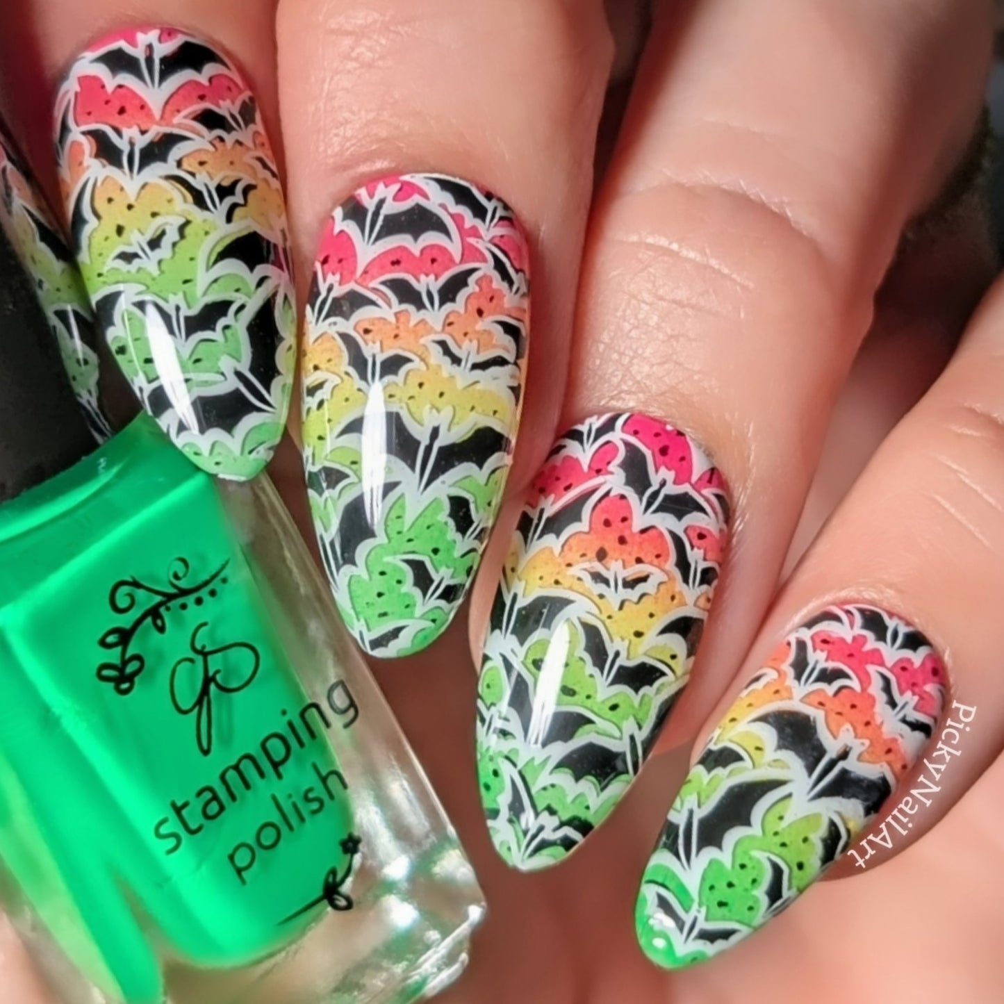 Wallpaper - Nightmare Nights (CjSH-122) Etched Nail Art Stamping Plate