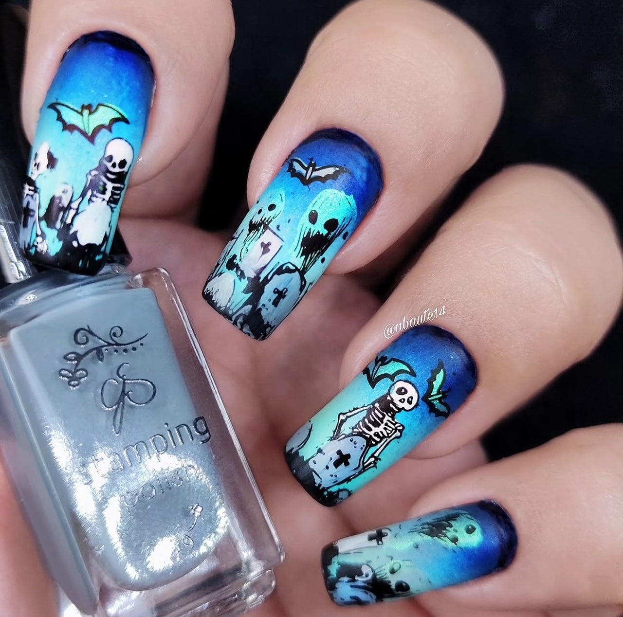 Wallpaper - Nightmare Nights (CjSH-122) Etched Nail Art Stamping Plate