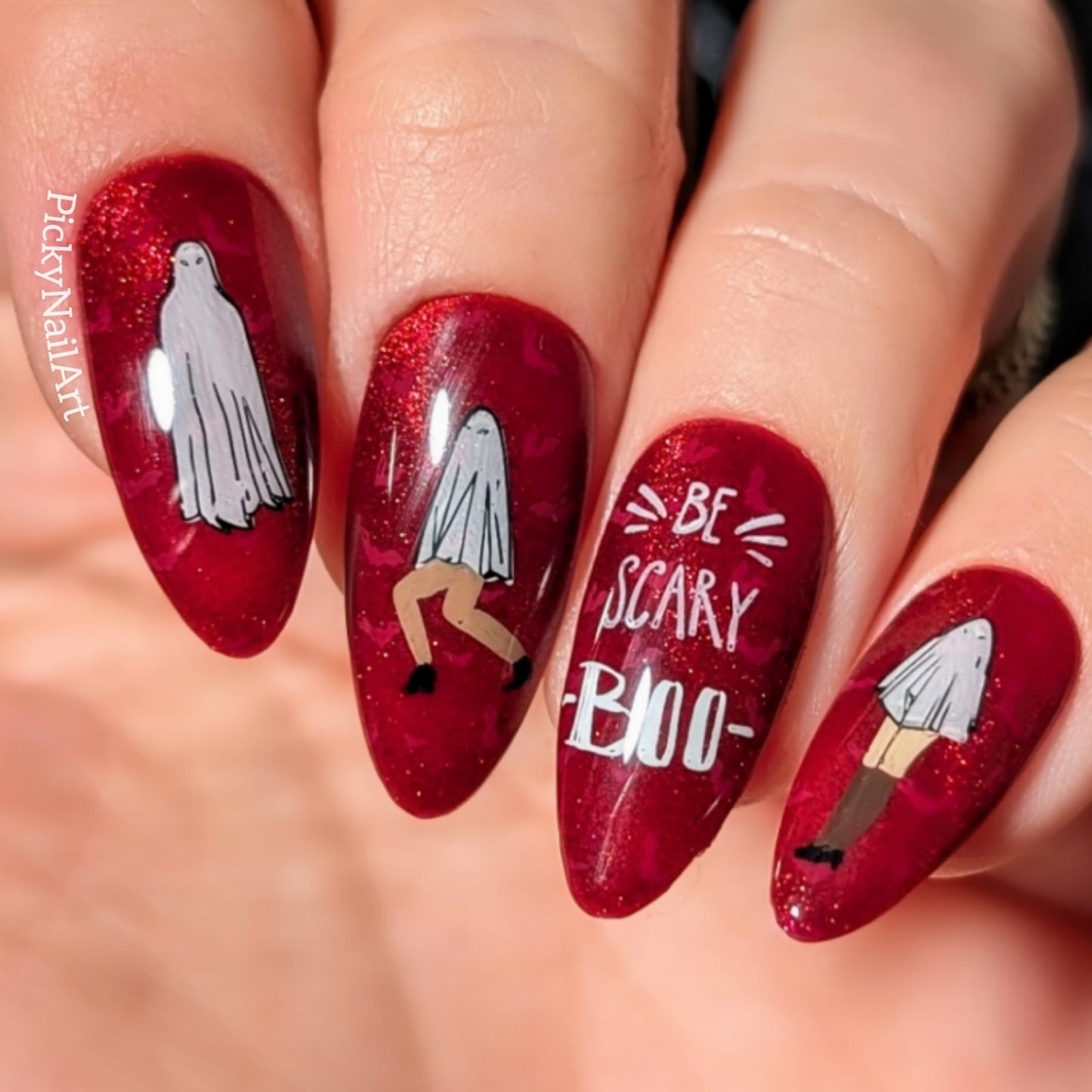 Scary Night (CjSH-123) Etched Nail Art Stamping Plate